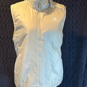 NWT! Adidas Womens Essentials Insulated Vest Aluminium Size S HK4671